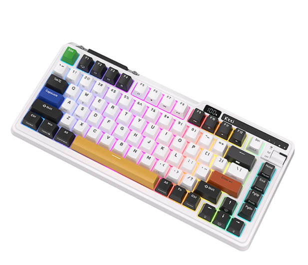 Royal Kludge KZZI K75 pro RGB (Eternity switch) - Czarno-biała KZZI K75pro eternity - 1198923 - zdjęcie 5